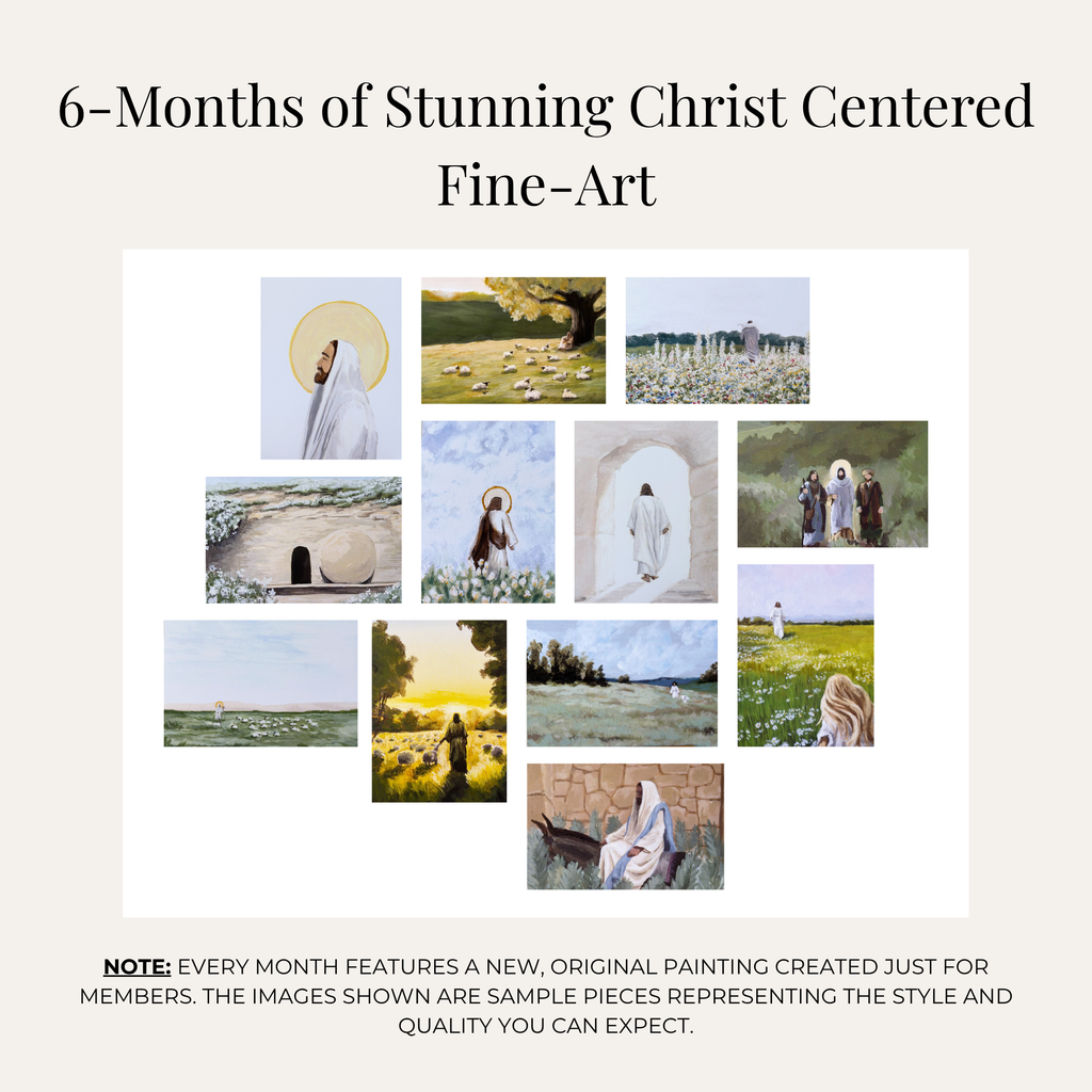 6 Month Painted Prayer Print Club Membership