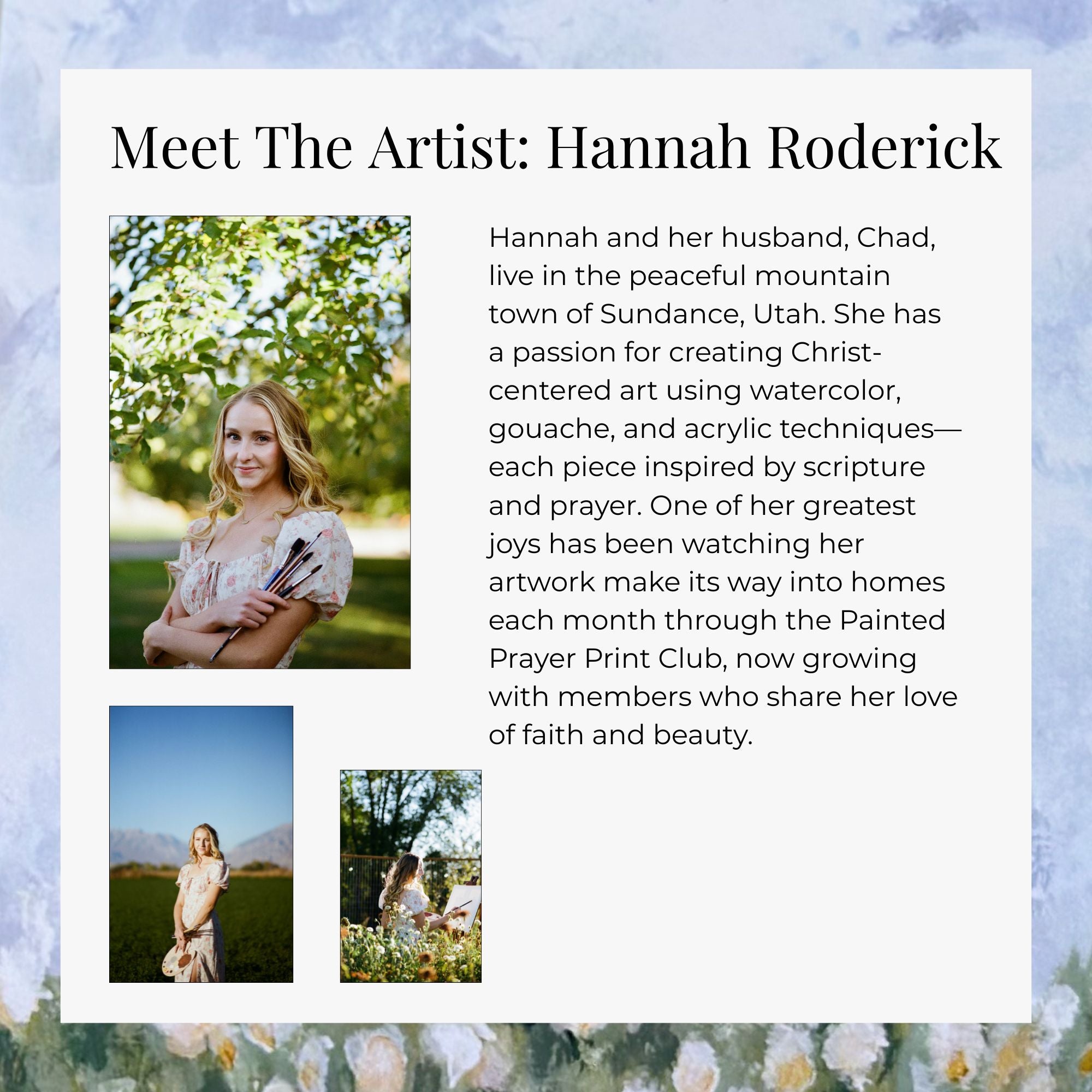 The Painted Prayer Print Club Membership