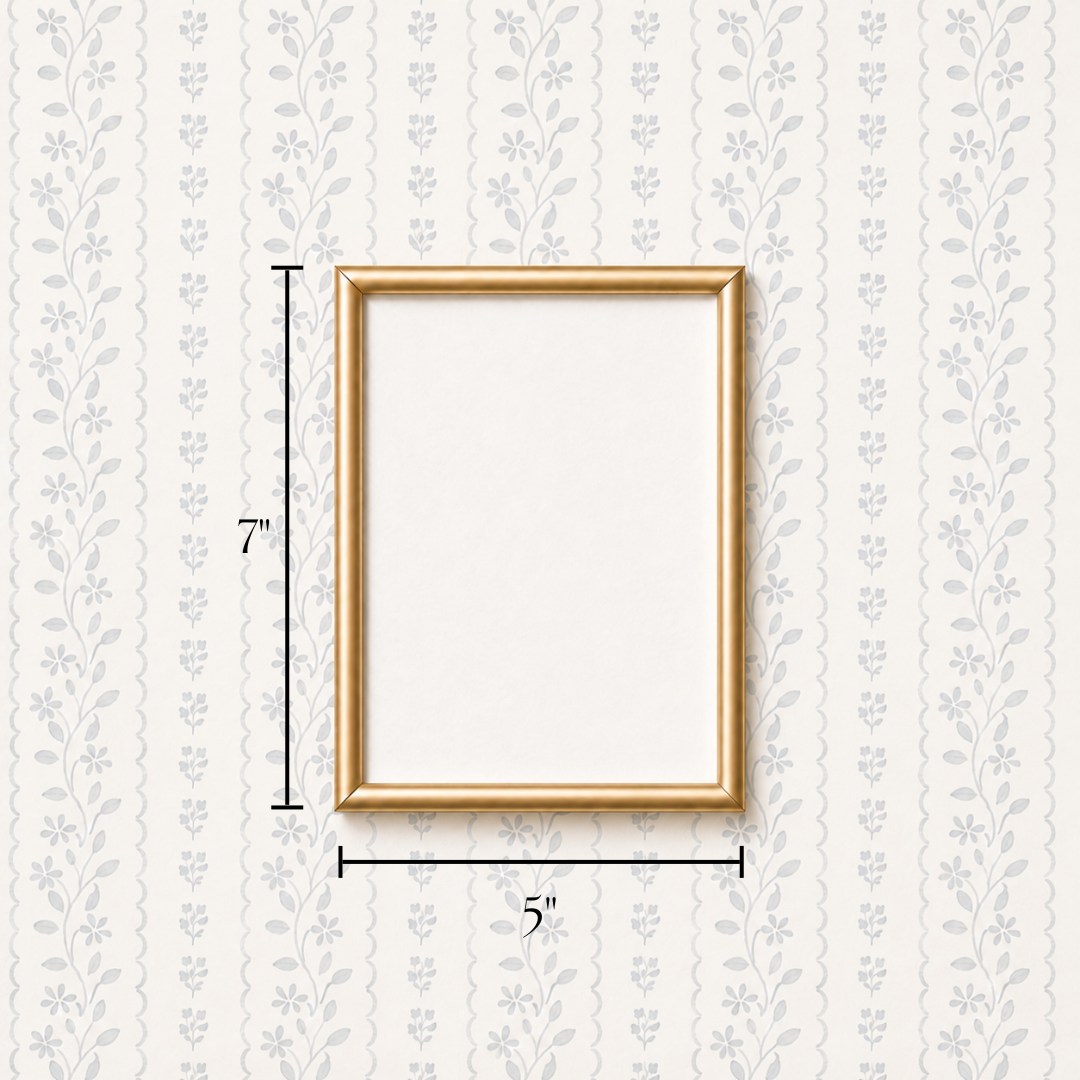5" x 7" Gold Frame