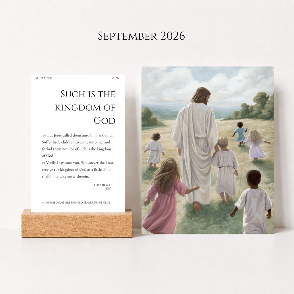 Gifted Painted Prayer Print Club Membership