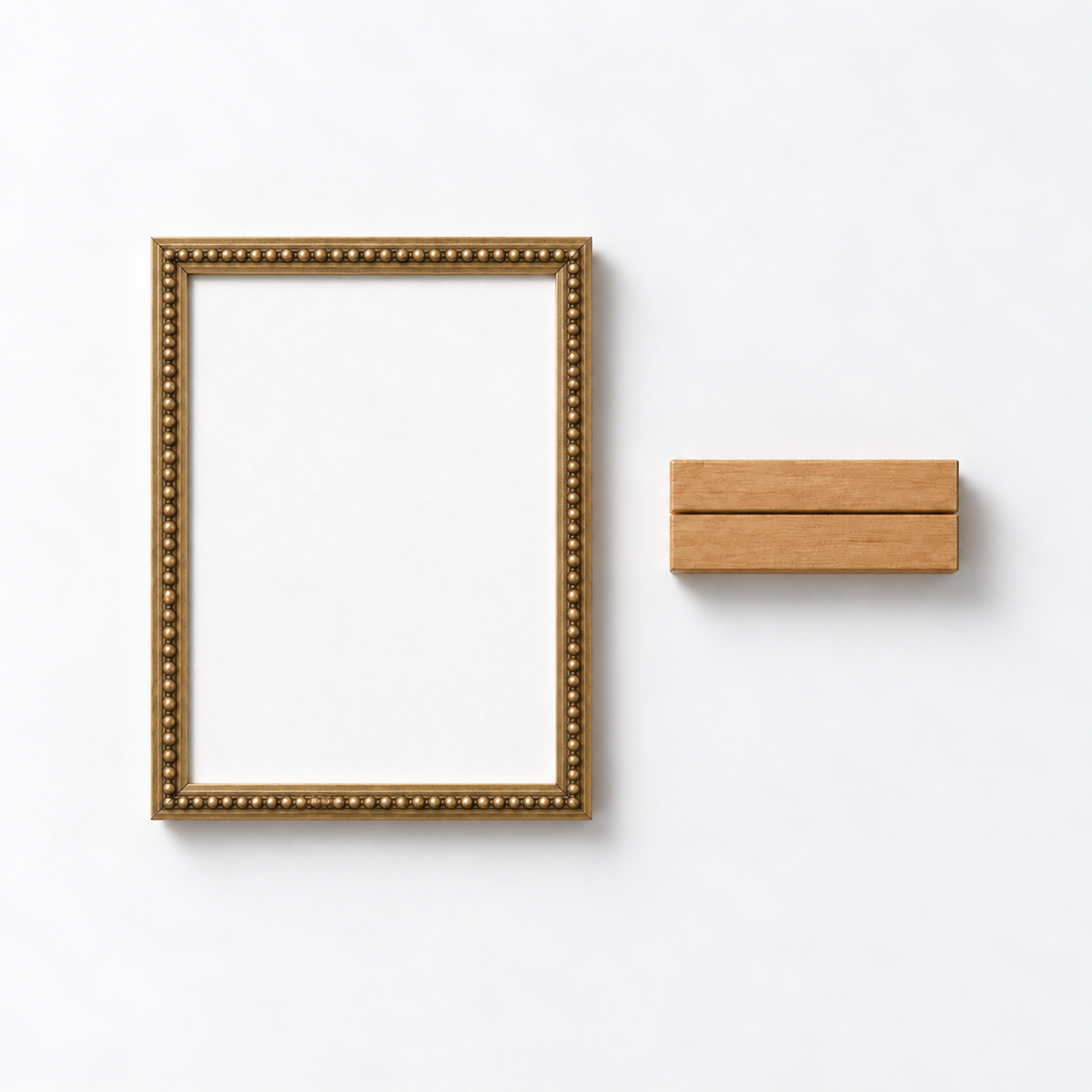 Gold Frame + Scripture Display Block Bundle