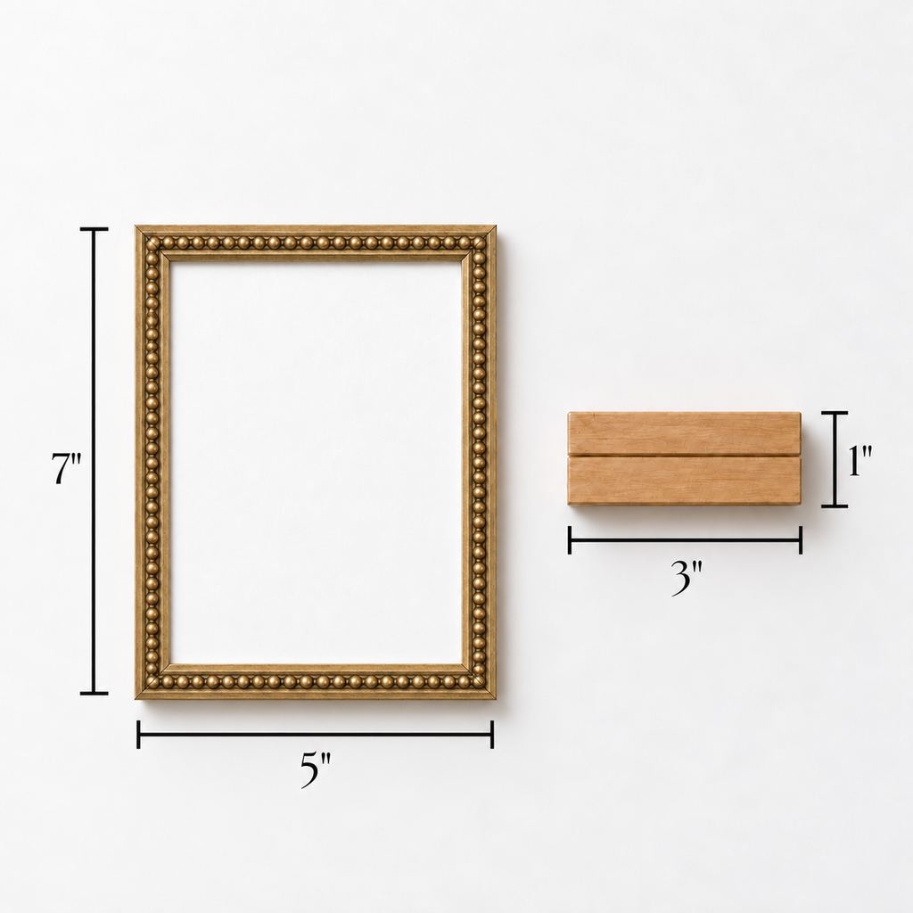 Gold Frame + Scripture Display Block Bundle