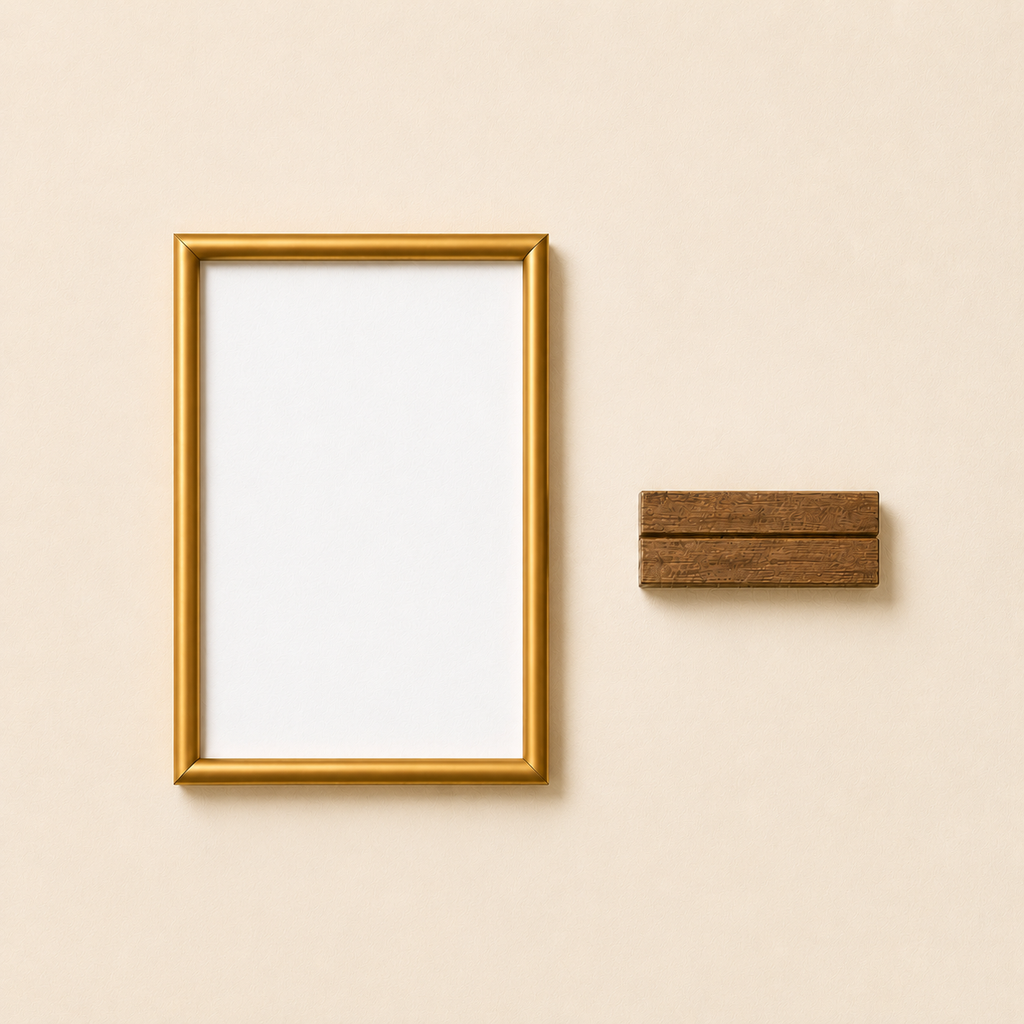 Gold Frame + Scripture Display Block Bundle