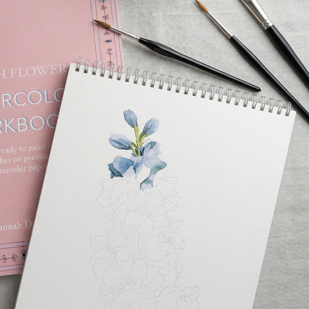 You-Pick Flower & Watercolor Class | Dutch Hollow x Hannah Diane Art