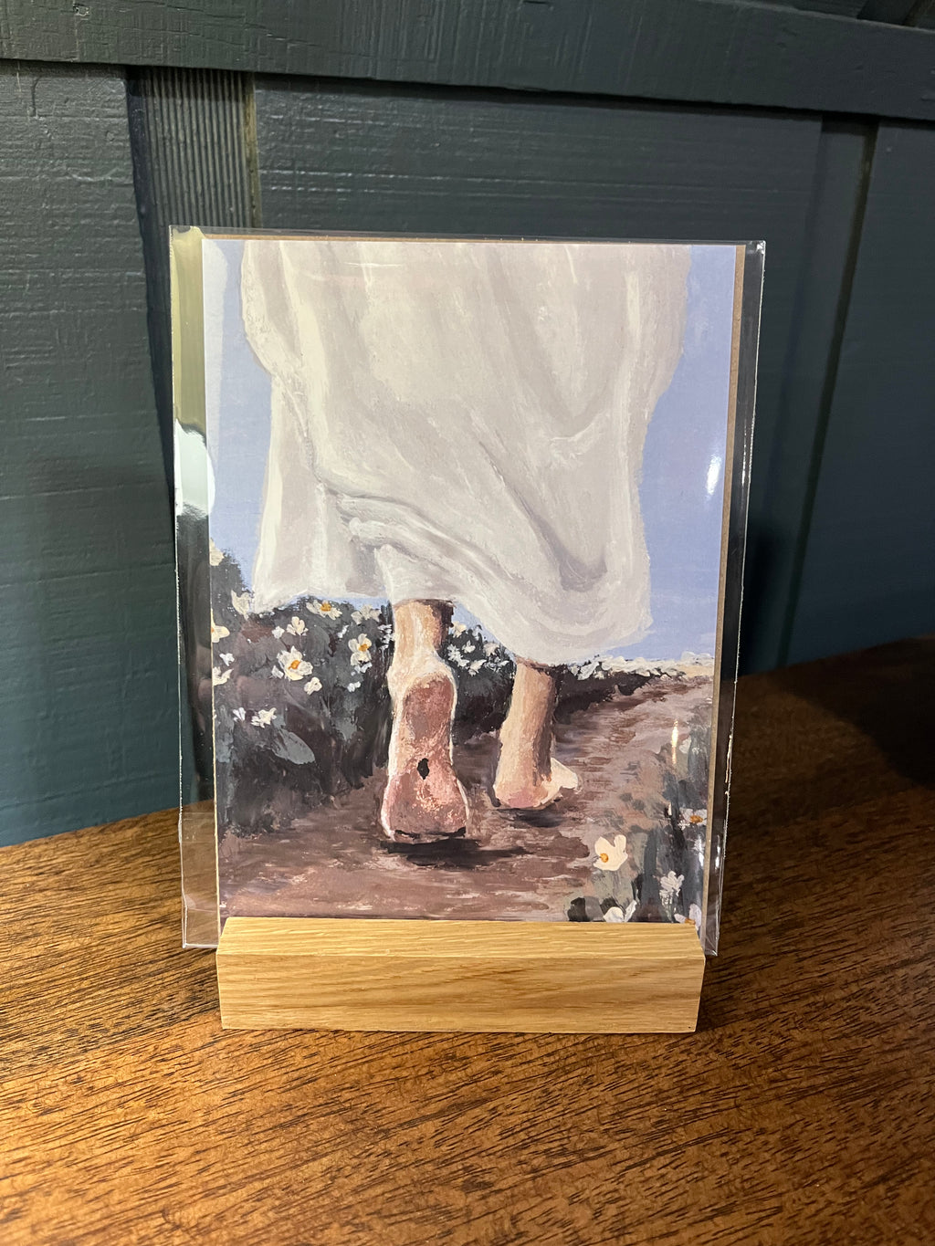 Add a Wooden Print Display Block