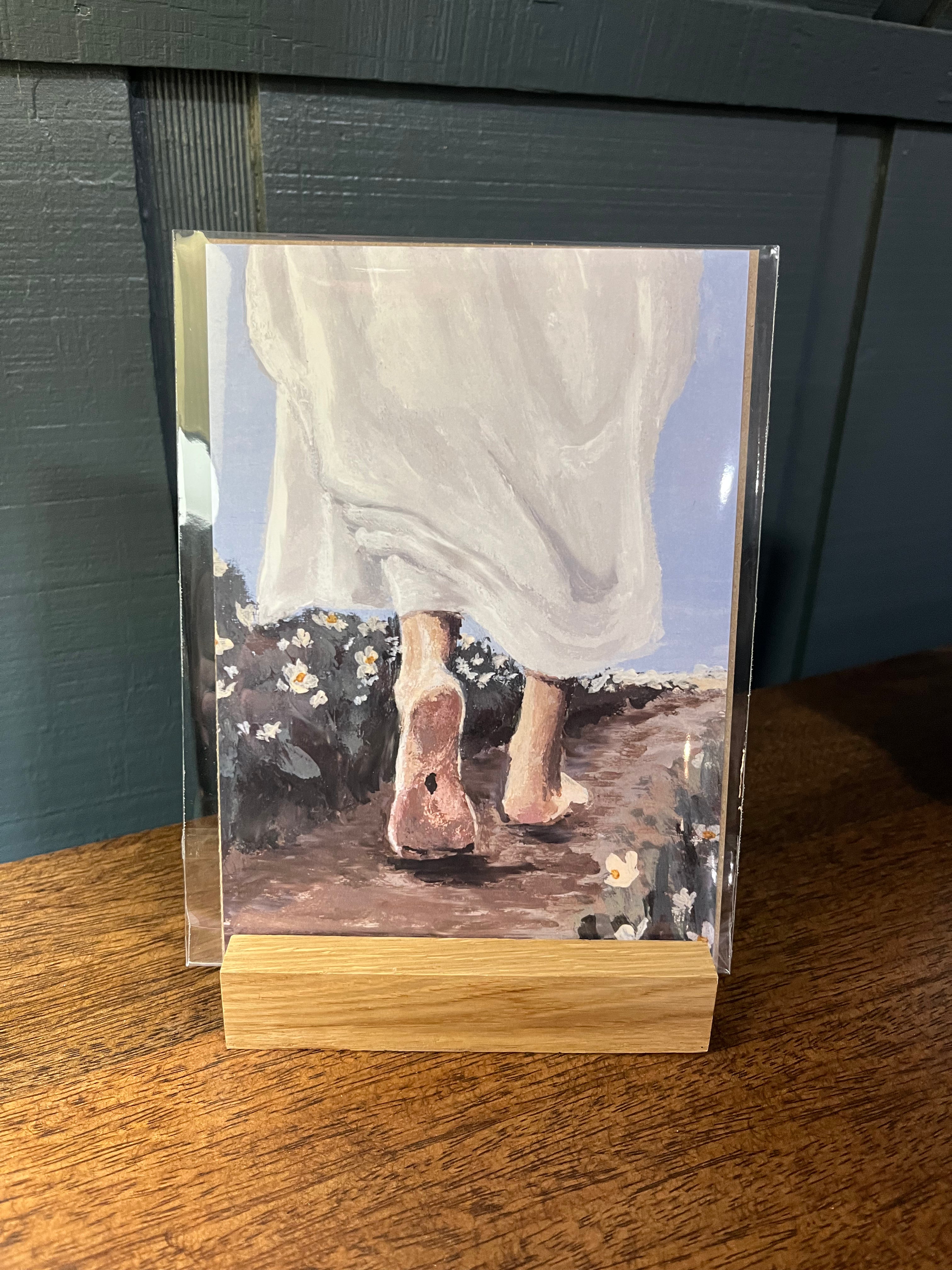 Add a Wooden Print Display Block