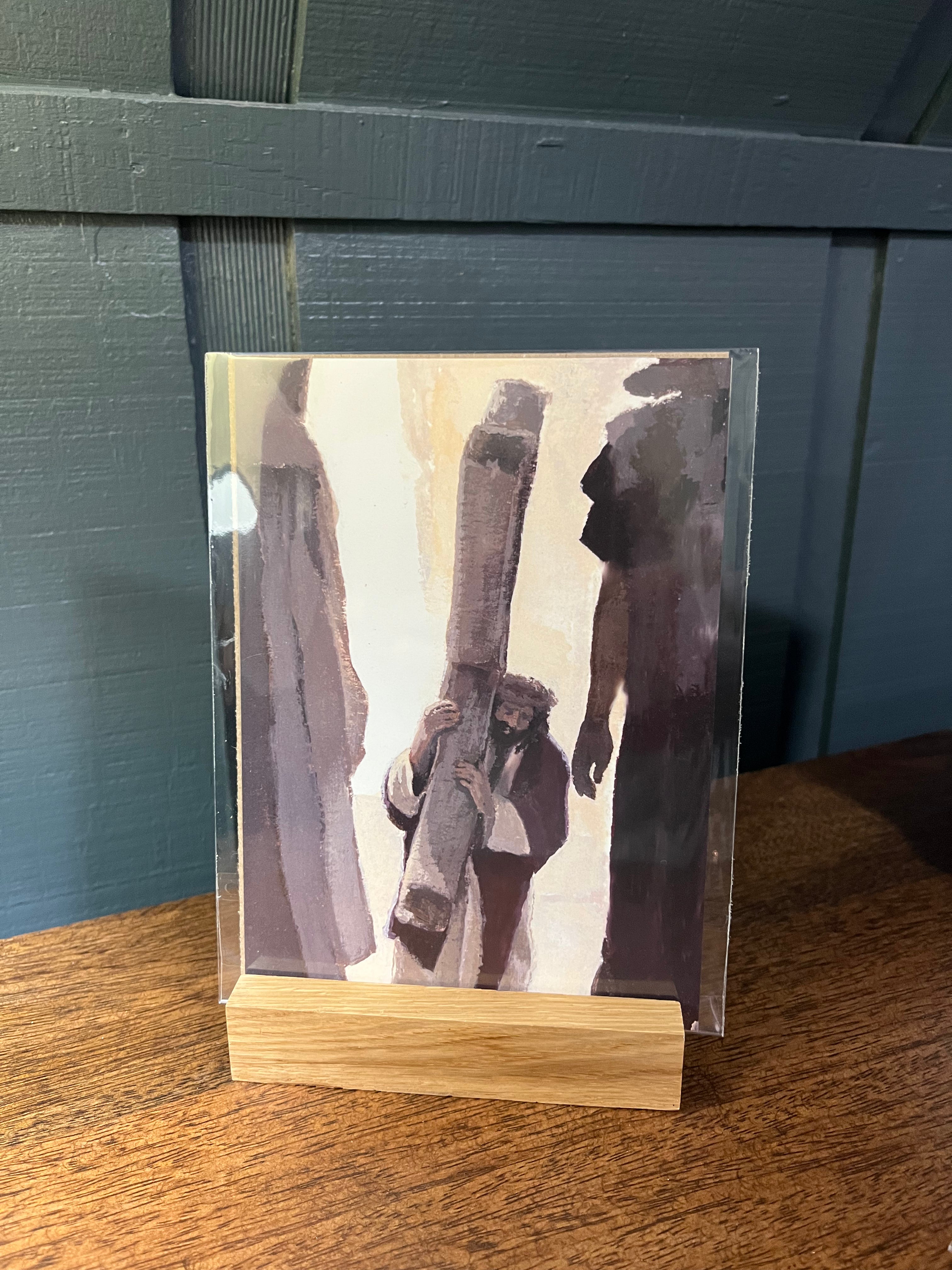 Add a Wooden Print Display Block