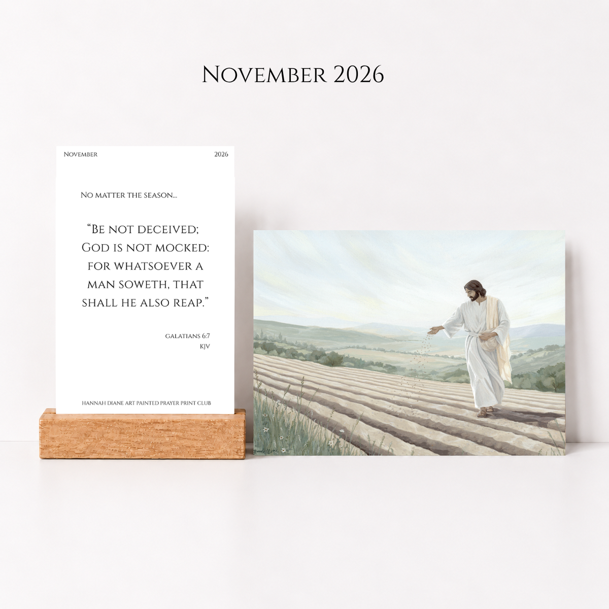 Gifted Painted Prayer Print Club Membership