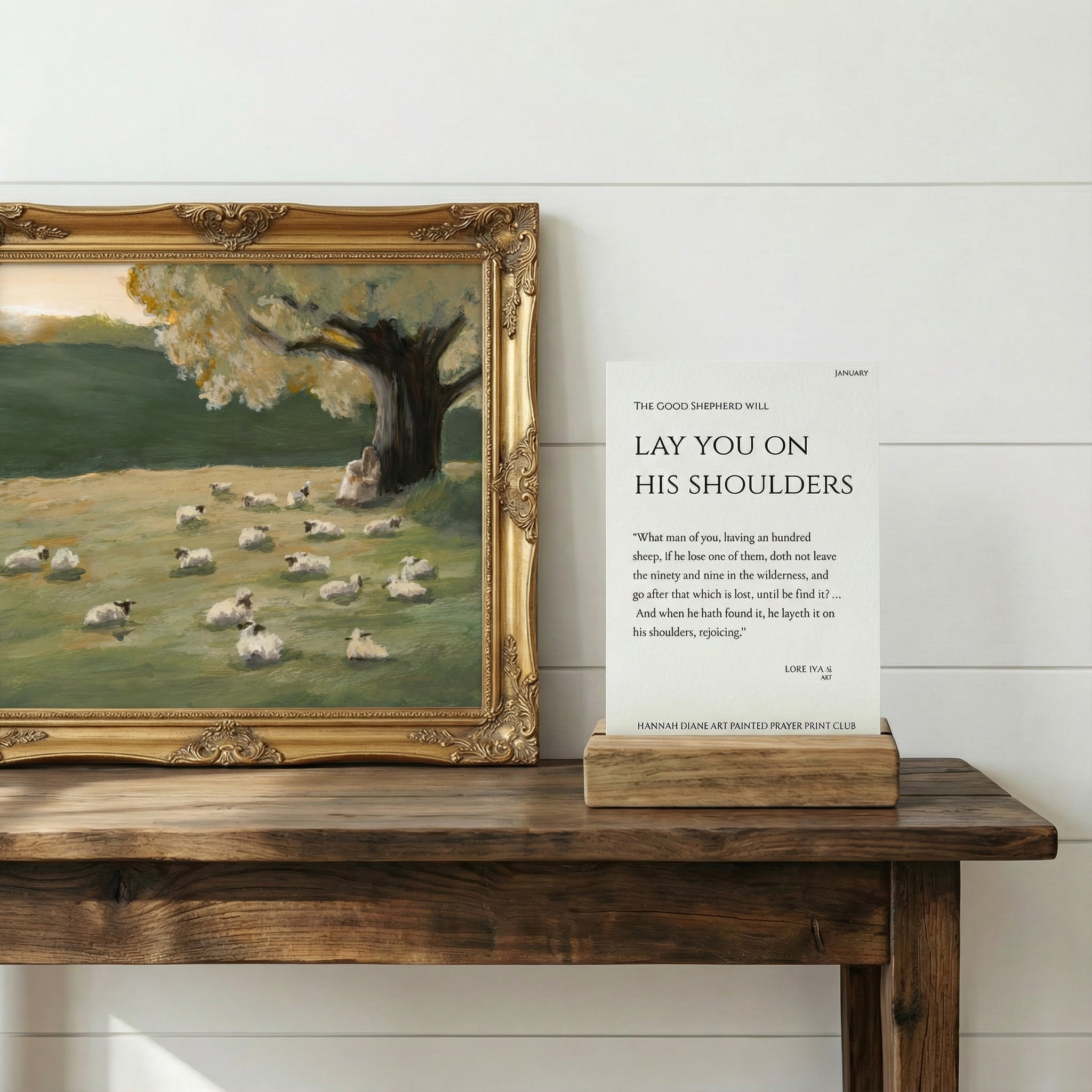 12 Month Gifted Painted Prayer Print Club Membership